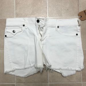 True religion white shorts